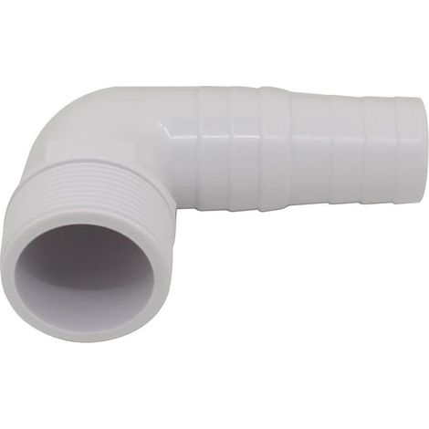 90 Grad Abgewinkelter Schlauchverbinder Mit Widerhaken Aus Abs, 32-38 Mm, Für Schwimmbad, Garten, Flexibler Schlauchverbinder, L-förmiger Kunststoff-universal-kupferadapter, Wasserpumpen- Und Wasserha