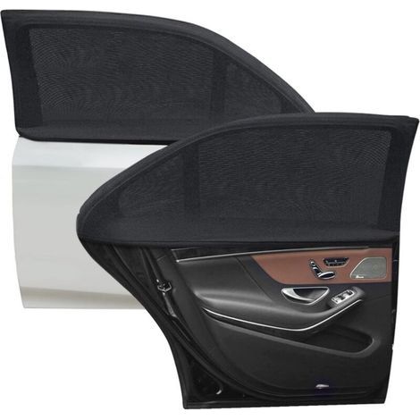 Aiperq Baby-auto-sonnenschutz, 4-teiliges Sonnenschutzset Mit Maximalem Uv-schutz, Passend Für Die Meisten Autos Mit Klebestreifen, Einfach Zu Montieren Und Zu Entfernen (xl)