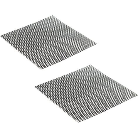 Grillmatte, 2 Stück 33 X 40 Cm, Antihaftbeschichtet (teflon), Grillrost, Mikrowellengeeigneter Grillrost, Holzkohlegrill - Fei Yu