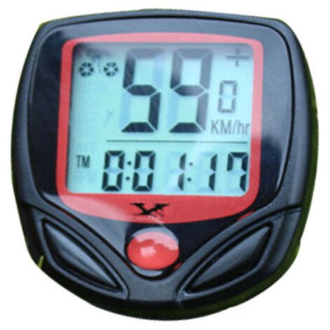 1 Stück Wasserdichter, Kabelgebundener Digitaler Fahrradtacho Mit Kilometerzähler Und Codetabelle