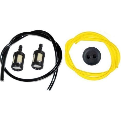 2x Kraftstofffilter Mit Kraftstoffleitung Und Tankdichtung Für Freischneider, Kettensäge, Heckenschere, Erdbohrer