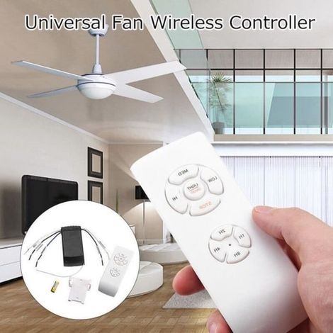 Universelles Deckenventilator-lichtgeschwindigkeits-fernbedienungsset Mit Timer, Kabellos, 110–240 V, Neu