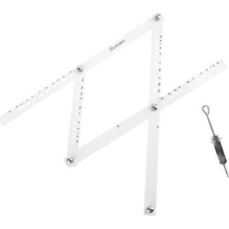 Radiergummi, Pantograf, Künstlerzeichenwerkzeug, Faltbarer Vergrößerer, Kopierer, 10-facher Maßstab, Ingenieurlineal Für Schule, Schreiben