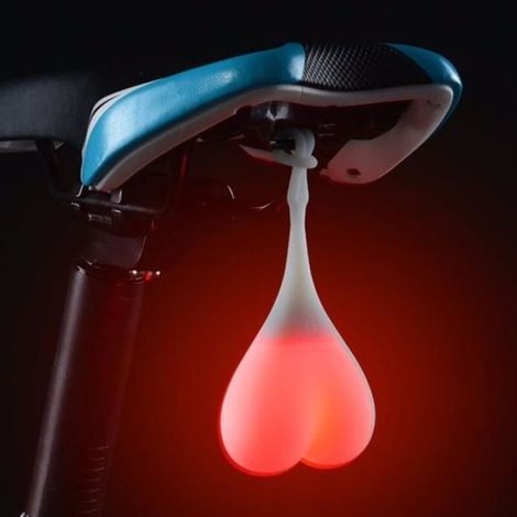 Rotes Led-herz-rücklicht Für Fahrräder - Wewoo