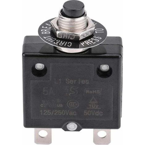 Automatischer Schalter (20 A), Optionaler Thermoschalter, 125–250 V Ac, 50 V Dc, Automatischer Impulsschalter, Überlastschutz