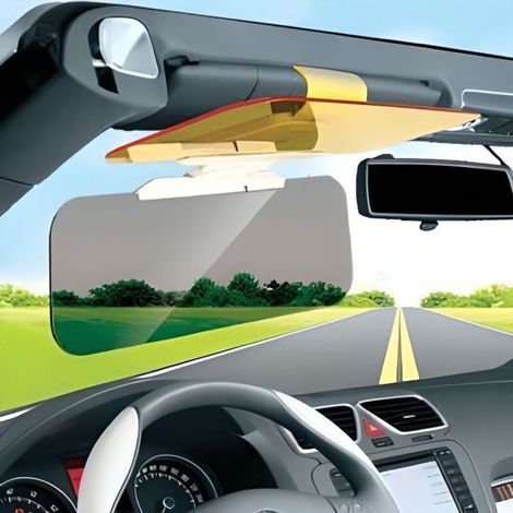 Sonnenschutzblende – Blendschutz – Schwarz – Sonnenschutz – Auto – Einfache Befestigung