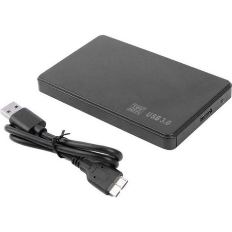 2,5-zoll-sata-usb-3.0-ssd-gehäuse – Schwarz