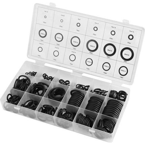 O-ring-unterlegscheiben-set, Sortiment An Dichtungen, Uhrenset, Gummidichtungssatz Für Hydraulikleitungen Abi