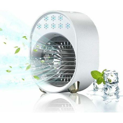 Aiperq Mini-klimaanlage, Mini-lüfter, Tragbare Klimaanlage (weiß)