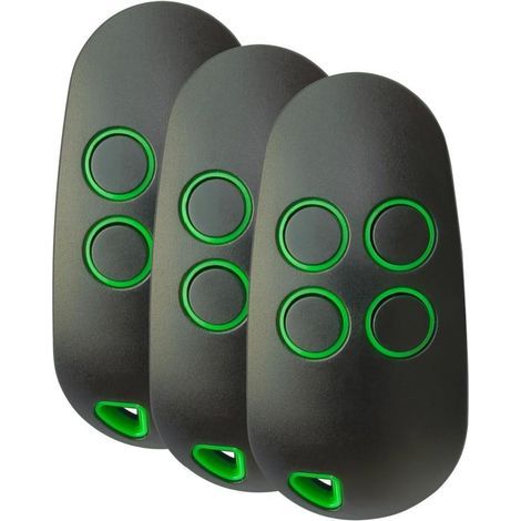 806ts-0290 Garagentor-fernbedienung Mit Rolling Code, 4-kanal-sender, Sendet Auf 433,92 Mhz Und 868,35 Mhz Mit Rolling Code (3 Stück)