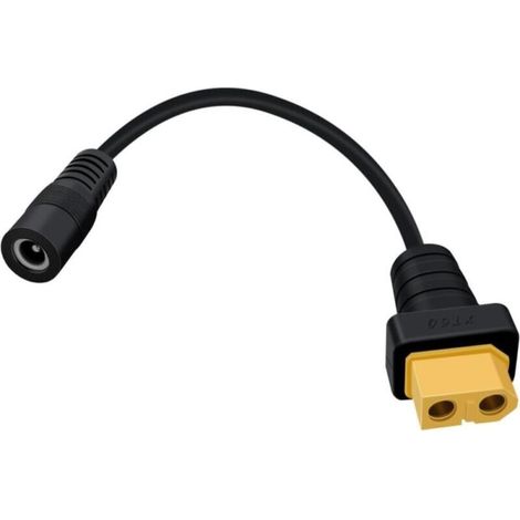 Xt60 Auf Dc 5,5 X 25 Mm Adapterkabel Für Ts100 Solarladegerät, 30 Cm (dc-buchse Auf Xt60-buchse)