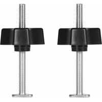 Lntyq T-nut-klemme, Metall-t-nut-befestigungswerkzeug Für Die Holzbearbeitung (nur 2 T-schrauben + 2 Knopfmuttern)