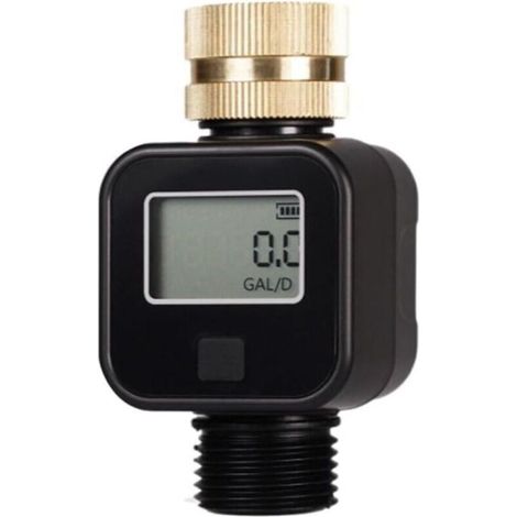 Gartenwasserzähler, 4 Wasserverbrauchssteuerungsmodi, Digitaler Durchflussmesser
