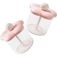 Lntyq Schaumspender Mit Pumpe, Tragbare 2er-packung Kunststoffflaschen Für Schaumshampoo, Kompatibel Mit Verschiedenen Kosmetikprodukten, Reisefreundlich, Einfach Zu Bedienen, Rosa, Pp+ps, 10,29 Cm