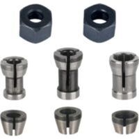 Lntyq Fräserfutter – 8er-pack, Bündigfräser-spannzange (6 Mm, 6,35 Mm, 8 Mm), Oberfräsenklemme