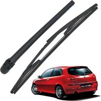 Lntyq Heckscheibenwischerarm Und Wischerblatt, Ganzjahres-heckscheibenwischerarm-ersatzset Aus Naturkautschuk Für Alfa Romeo 147 2000-2010