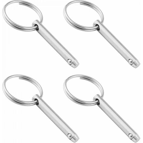 Satz Mit 4 Schnellverschluss-kugelgelenken, 6 Mm Durchmesser, Aus Edelstahl 316 Mit Federbelastetem Kugelende