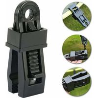 Lntyq 12er-pack Hochleistungs-planenclips, Outdoor-zeltclips Zur Befestigung Von Planen, Auto-sonnenschutzblenden Und Pools