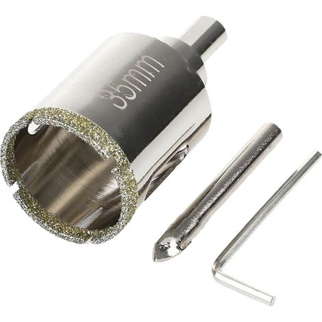 35-mm-diamantkernbohrer Für Fliesen, Glas, Keramik, Mikrokristallinen Stein Und Granit