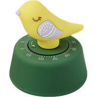 Lntyq Küchentimer – Countdown – 60 Minuten – Mechanischer Timer – Grün