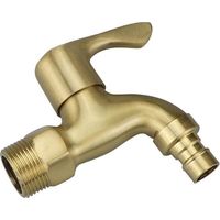Lntyq 3/4" Messing-rohrendventil, Messing-wasserhahn-attributventil, Wandmontage-waschmaschinenhahn Für Den Innenbereich