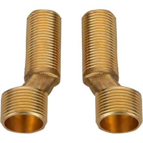 Csparkv – Versetzter Anschluss Für Bad-/duscharmatur – Hochwertiges Messing – Verstellbarer Abstand 135–165 Mm – Gewinde G1/2 Bis G3/4
