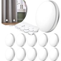 Lntyq 10er-pack Runde Magnetische Duschvorhänge Mit Magneten - Für Duschvorhänge - Duschvorhanggewichte