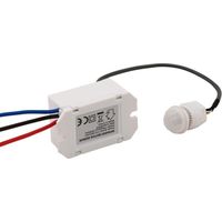 Lntyq Infrarot-bewegungsmelder (1 Stück), Mini-infrarot-bewegungsmelder Für Die Inneninstallation, Integrierter 220-v-bewegungsmelder, 8 M Erfassungsbereich (360°)