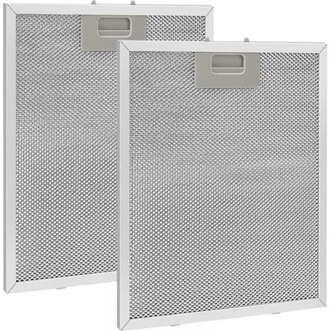 Cyslmuk – 2er-pack Metallfettfilter 320 X 260 Mm – Robustes Aluminium – Waschbar Und Fettabweisend – Zubehör Für Dunstabzugshauben