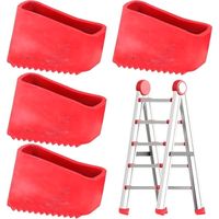 Lntyq 4er-set Leiterfüße, Gummifüße Für Treppen, Rutschfeste Gummipads, Leiterschutzpolster Für Teleskopleitern