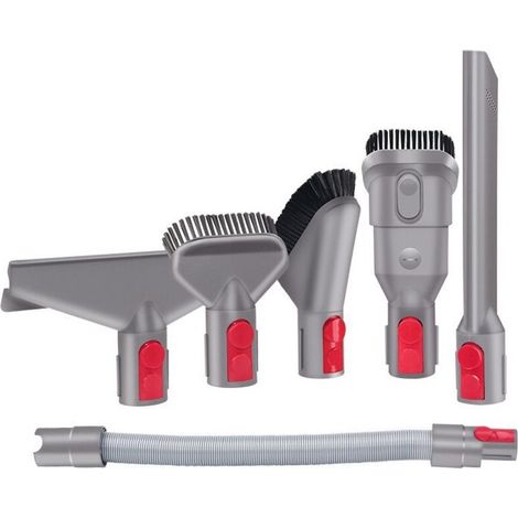 6-teiliges Set Für Dyson V7, V8, V10, V11, V15 – Bürsten Und Schlauch – Tiefensaugung
