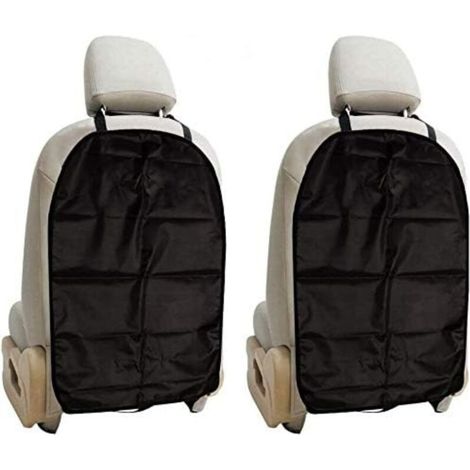 Set Mit 2 Autositz-rückenlehnenschonern (45 × 66 Cm), Kindersitz-antitrittmatten, Wasserdicht, Leicht Zu Reinigen