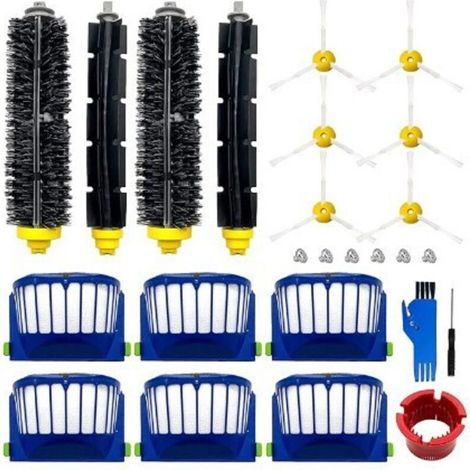 Irobot Roomba 600 Zubehörset – 6 Seitenbürsten, 6 Filter, 4 Hauptbürsten