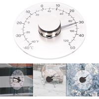 Lntyq Digitales Außenthermometer Für Fenster, Zum Aufkleben, Wasserdicht, 10,7 Cm