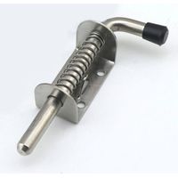 Lntyq 2er-pack Federbelastete Garagentorriegel, Stahlfederbolzen, 130 Mm Türriegel Und Bolzen Für Garagentore Und Gartenhäuser