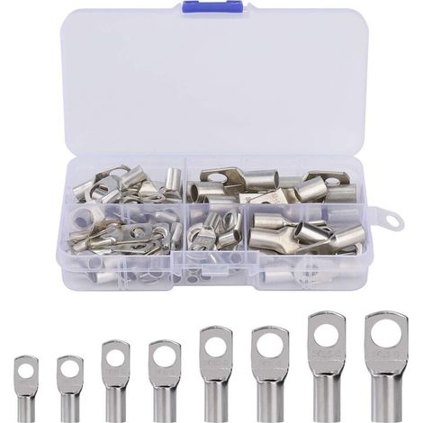 Verzinnte Kupferkabelschuhe, 60 Stück, Zum Crimpen/löten, Für Kabel Von 6-25 Mm²