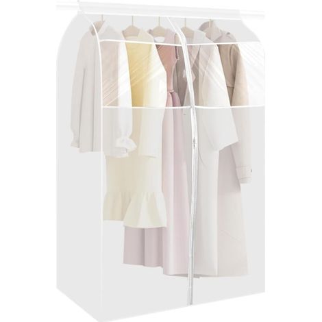 Lntyq Kleiderschutzhülle, Peva-kleiderstangenabdeckung, 30 X 60 X 90 Cm, Schutzhülle, Staubdichte Aufbewahrungshülle, Kleidersack Mit Reißverschlüssen Für Kleidung Und Anzüge