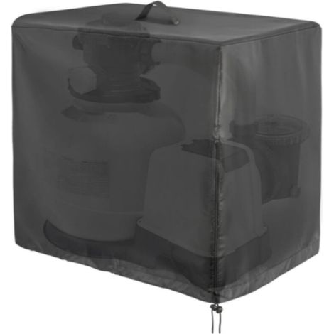 Lntyq – Schutzhülle Für Schwimmbadpumpen 84 X 61 X 86 Cm – Wasserdichtes 420d Oxford-gewebe – Verstellbarer Kordelzug – Uv-schutz