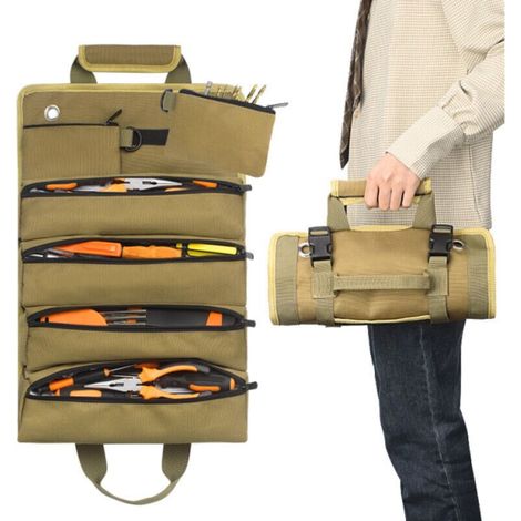 Elektriker-set, Rollenset, Elektrikertasche, Aufbewahrungstasche, Hängetasche, Kfz-montage-hardware-set