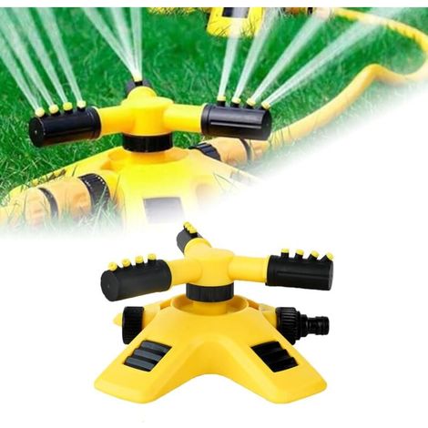 360° Verstellbarer Gartensprenger – Multifunktionale Bewässerung Für Rasen, Pflanzen, Kinderspielplätze Und Zur Kühlung Von Haustieren. Robuste Rotation Mit Individuell Einstellbarer Reichweite.