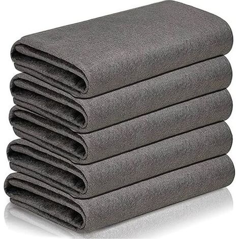 Magic Cloth, Verdicktes Magic Reinigungstuch, Professionelles Streifenfreies Fensterputztuch, Magic Cloth, 5 Wiederverwendbare, Streifenfreie Mikrofasertücher Für Fenster