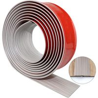 Lntyq 2 M X 5 Cm Selbstklebende Übergangsleiste, Bodenübergangsleiste, Dekorative Pvc-leiste, Vinyl-bodenbelagsleiste Zum Verbinden Von Fugen, Teppichübergänge