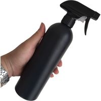 Lntyq 2 Stück Leere Sprühflasche, Nebelzerstäuber, Nachfüllbare Wassersprühflasche, 500 Ml Haarsprühflasche Für Haus Und Garten - (schwarz)