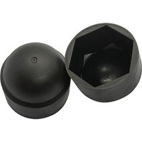 Lntyq 100 Stück – M8-schutzkappe Für Schraube Und Mutter, 13-mm-schlüssel – Schwarzer Kunststoff