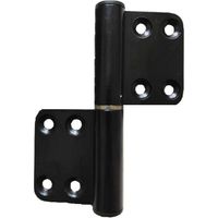 Lntyq Set Mit 2 Abnehmbaren Türscharnieren Aus Schwarzer Aluminiumlegierung Für Schlafzimmertüren, Möbel Und Holzschranktüren (schwarz)