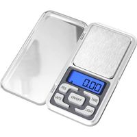 Lntyq Präzisionswaage 500 G/0,01 G Küchenwaage Mit Hintergrundbeleuchtetem Lcd-display, Digitalwaage Mit Tara-funktion, Mini-tragewaage Für Küche/café/reisen/medizin – Silber
