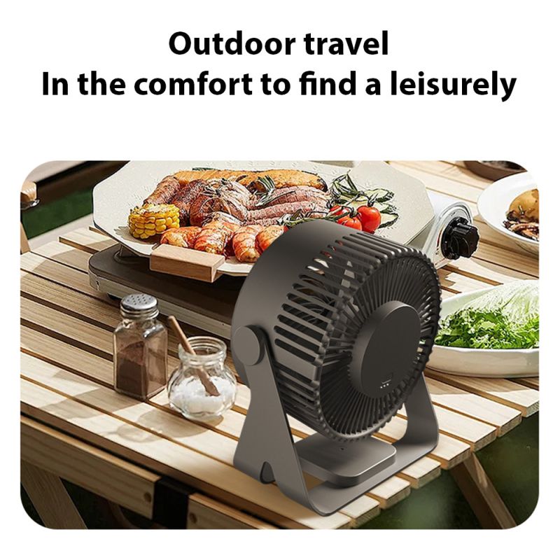 Leiser Und Tragbarer Kabelloser Tischventilator, 3 Geschwindigkeitsstufen, 2000 Mah Akku, Ideal Für Zuhause, Büro, Schlafzimmer, Reisen, Camping, Wand- Und Deckenmontage.