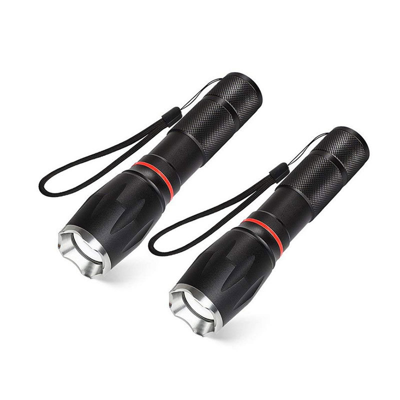 2er-pack Zoombare Cob-led-taschenlampen Mit Magneten Am Ende, Wasserdichte Und Ultrahelle Taktische Taschenlampen, Geeignet Für Outdoor-camping, Wandern Und Notfälle.