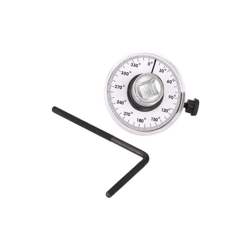 Lntyq Drehmomentmesser (paar), Drehmomentwinkelmesser, 360° Verstellbarer 1/2-zoll-drehmomentmesser Mit Schraubenschlüsselantrieb, Kfz-drehmomentwinkelmesser-messwerkzeug