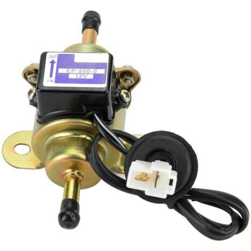 Paar – 12-v-elektrokraftstoffpumpe Für Autos – Fördermenge 80–120 L/h – Druck 3–5 Psi – Robustes Metall – Schnelle Installation – Ep-500-0